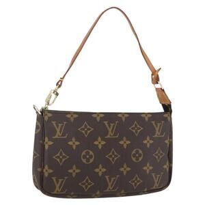 LOUIS VUITTON Monogram Pochette Accessoires Pouch M51980 LV Auth 158427